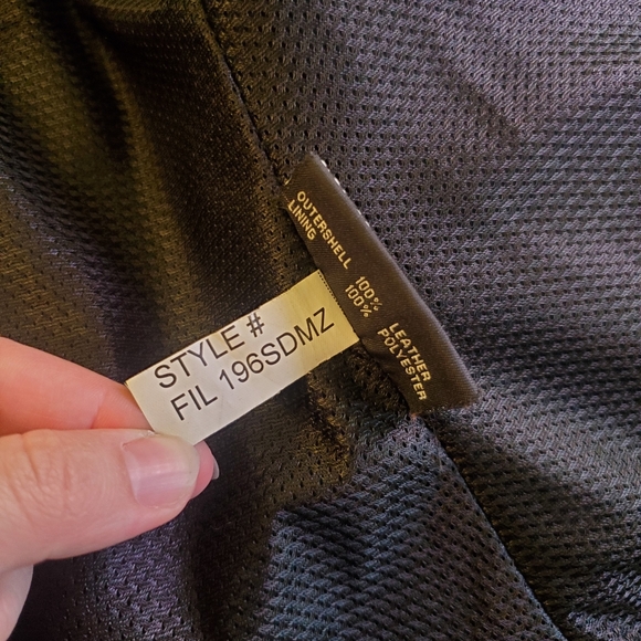 Women's Soft Leather Motorcycle Jacket - Picture 6 of 6